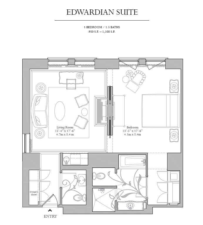 План Edwardian Suite