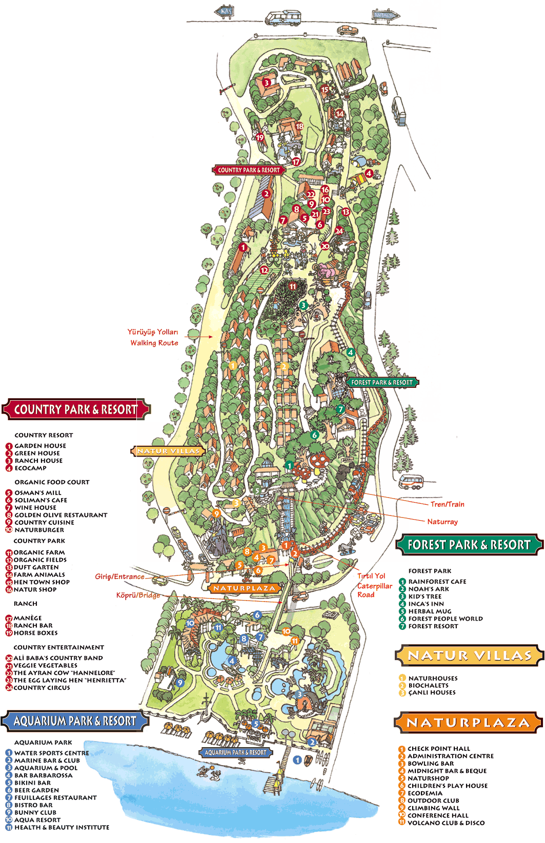 План курорта Naturland Vacation Club In Eco Park