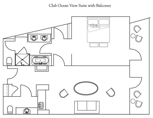 План Club Ocean View Suite
