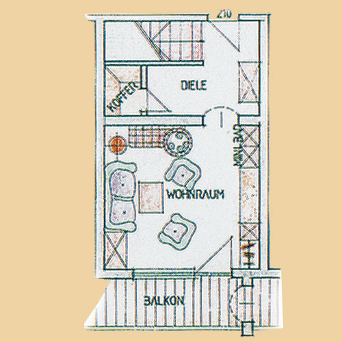 План Maisonette "St. Hubertus"