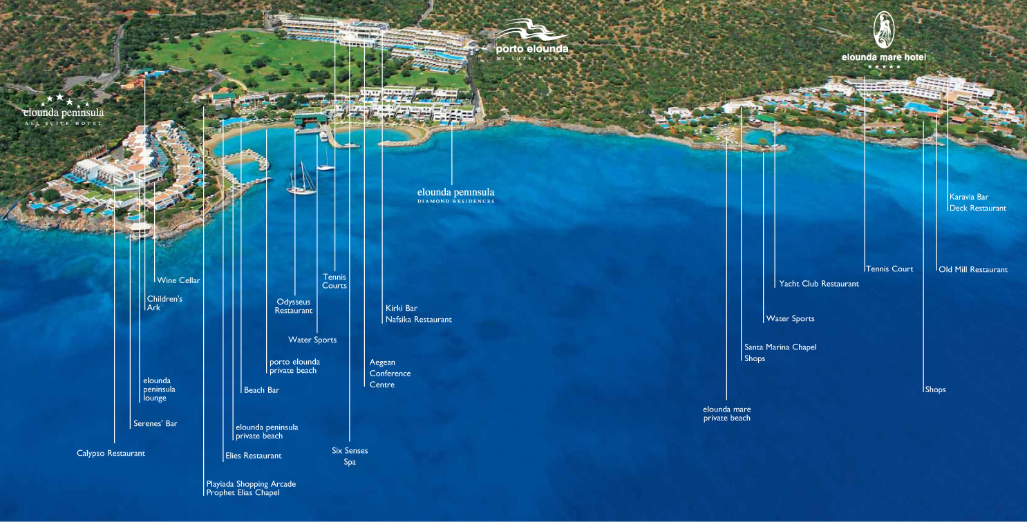 План отеля Elounda Mare