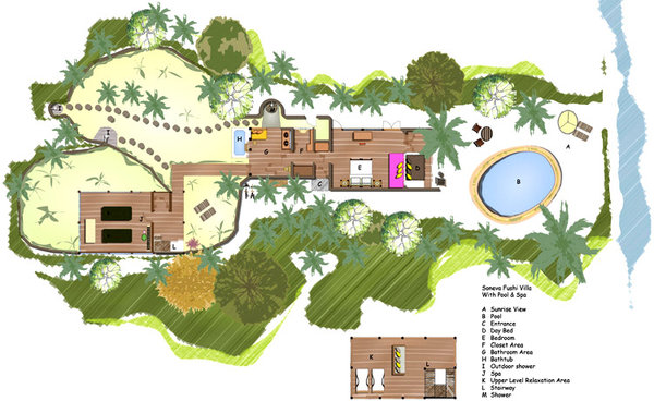 План Soneva Fushi Villa with Pool