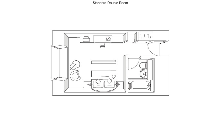 План Standard Double Room
