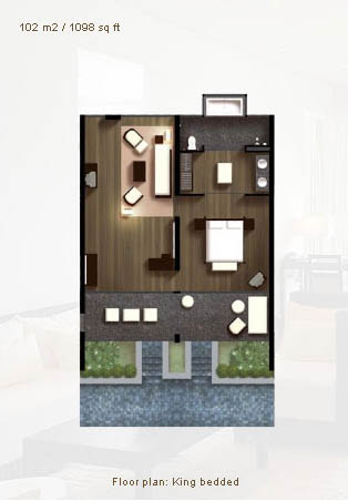 План 1-Bedroom Lagoon Junior Suite