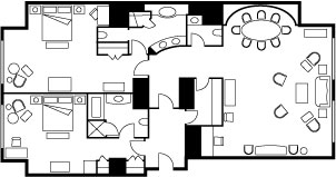 План номера Deluxe Suite