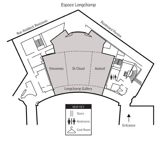 План Espace Longchamp
