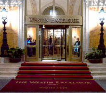 Вход в отель The Westin Excelsior, Rome
