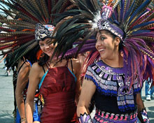 Ацтекские танцы